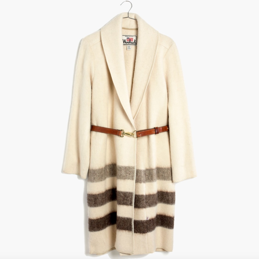 Woolrich Madewell Doubleweave Coat - Picture 3 of 8